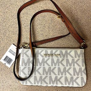 NWT Michael Kors Small Slim Specchio Crossbody